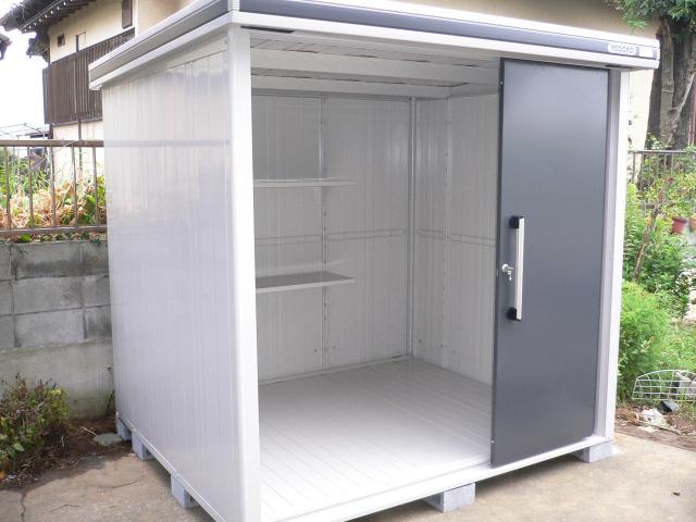 板倉町　カーポート・物置完了